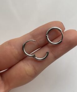 Silver Kalın Halka Piercing