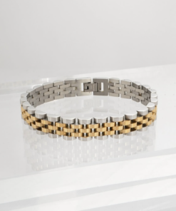 Silver Gold Datejust Bileklik