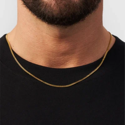 İnce Zincir Gold Kolye