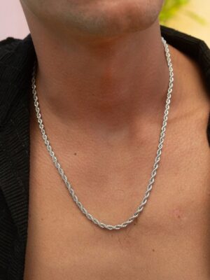 Çelik Burgu Zincir Kolye