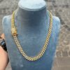 Gold Cuban Chaine Kolye