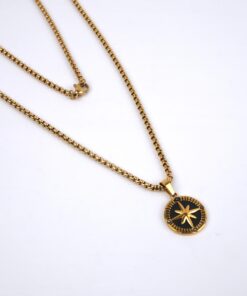 Kutup Yıldızı Gold Kolye